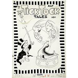 Tick Tock Tales #17 Cover Original Art (ME,