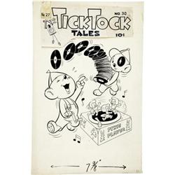 Tick Tock Tales #27 Cover Original Art (ME,