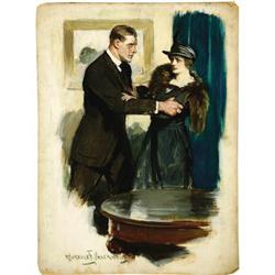CLARENCE UNDERWOOD (American 1871 - 1929) Man Gr