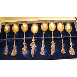 Sterling Harlequin coffee spoons