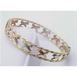 18kt gold bangle bracelet