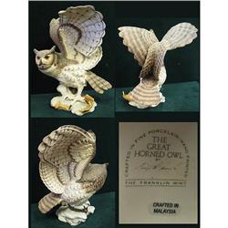 Great Horned Owl sculpture