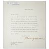 Image 2 : Warren G. Harding Typed Letter Signed as President and Signed Check