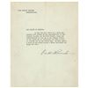 Image 1 : Franklin D. Roosevelt Typed Letter Signed as President