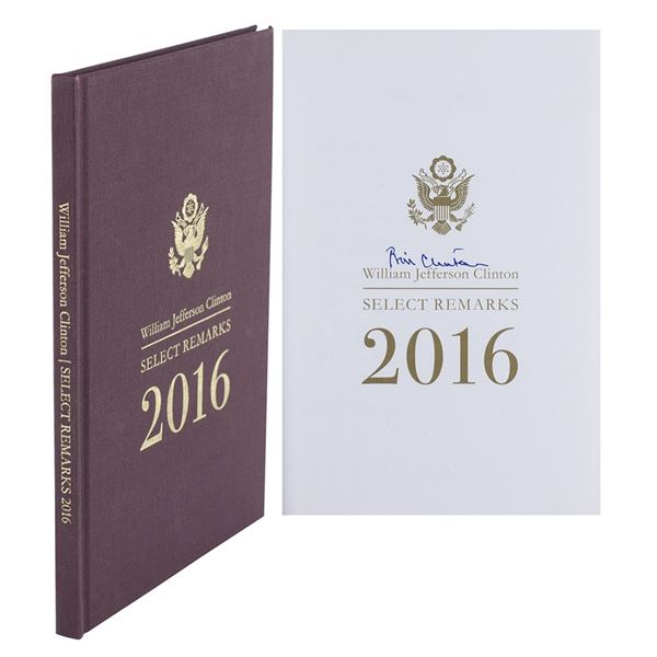 Bill Clinton Signed Book