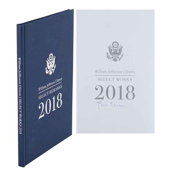 Bill Clinton Signed Book