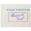 Image 2 : Gerald Ford (2) Signed Mini Books