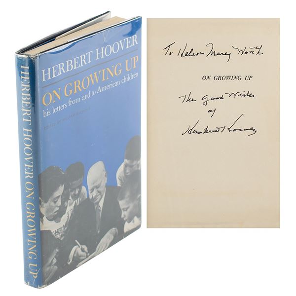 Herbert Hoover Signed Book