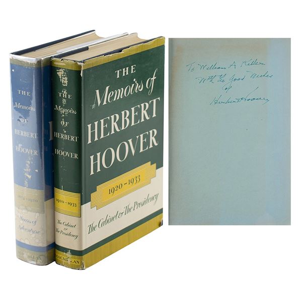 Herbert Hoover Signed Book