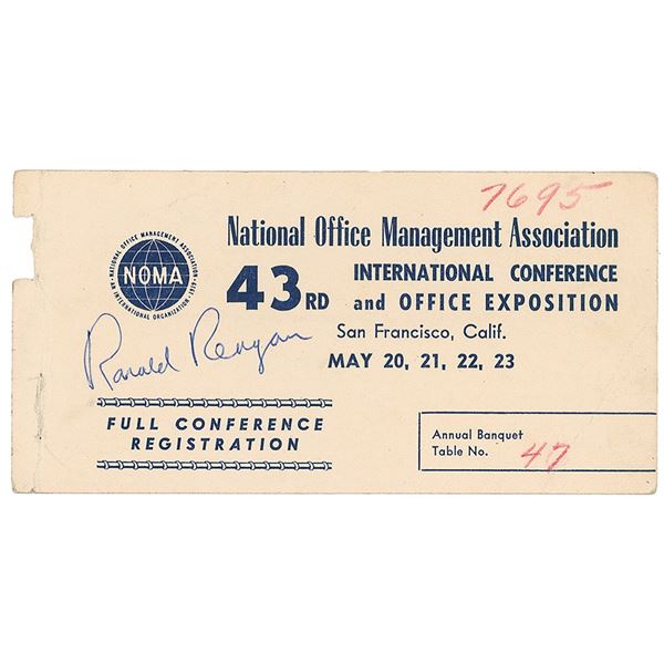 Ronald Reagan Signature