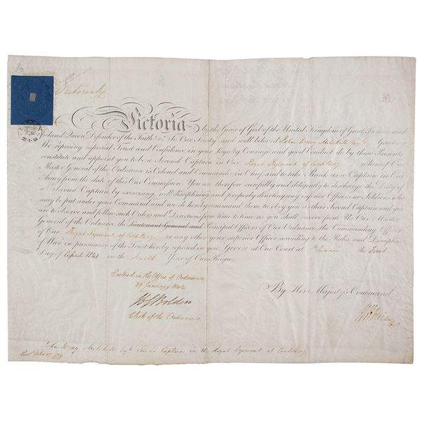 Queen Victoria Document Signed