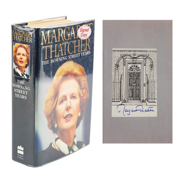 Margaret Thatcher Signed Book