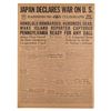 Image 1 : Pearl Harbor Newspaper