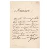 Image 1 : Antoine-Jean Gros Autograph Letter Signed and Signed Ticket