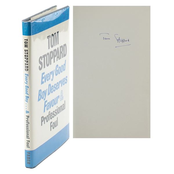 Tom Stoppard Signed Book
