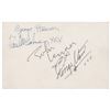 Image 1 : Beatles Signed Parlophone Promo Card