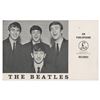 Image 2 : Beatles Signed Parlophone Promo Card