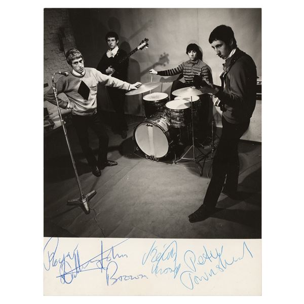 The Who Signed Photograph