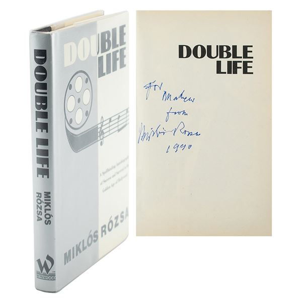 Miklos Rozsa Signed Book