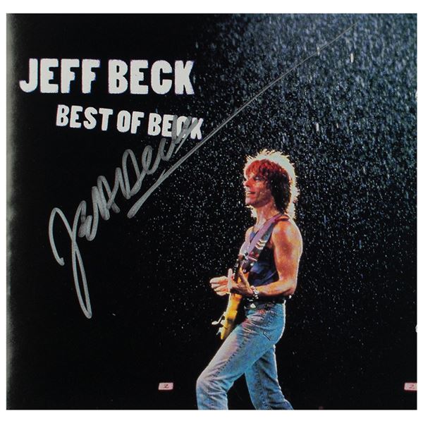 Jeff Beck Signed CD