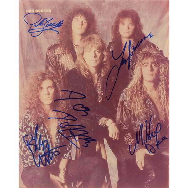 Dokken Signed Photograph