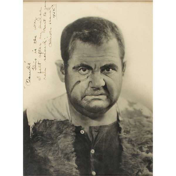 Oliver Hardy Signed Photograph