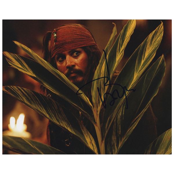 Johnny Depp Signed Photograph