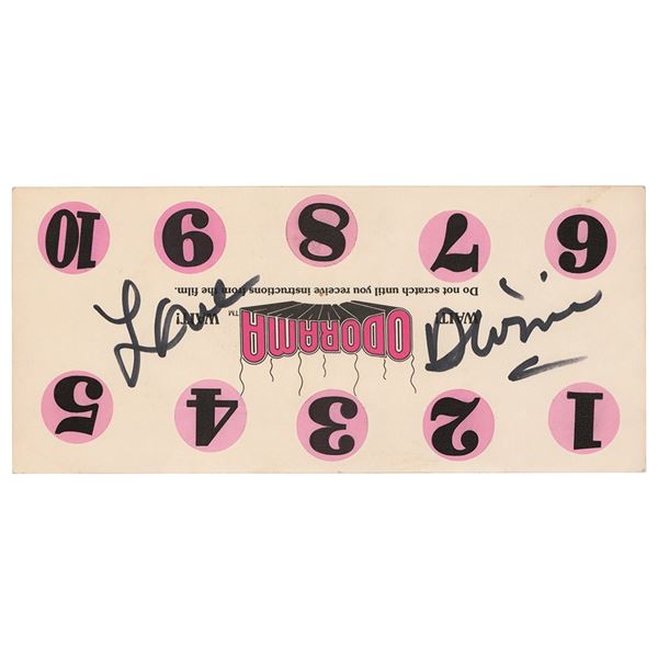 Divine Signed Odorama Card