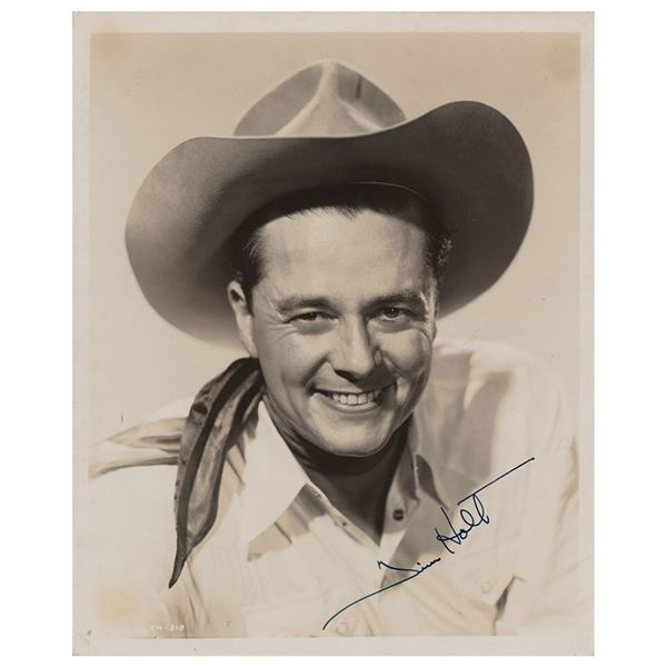 Tim Holt Signed Photograph