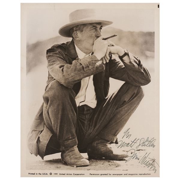 John Huston Signed Photograph