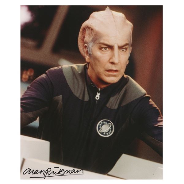 Alan Rickman Signed Photograph