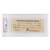 Image 1 : Christy Mathewson Signed Check - PSA/DNA MINT 9