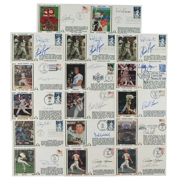 Baseball All-Stars (17) Signed Covers