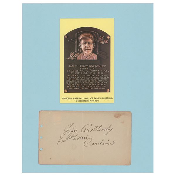 Jim Bottomley Signature