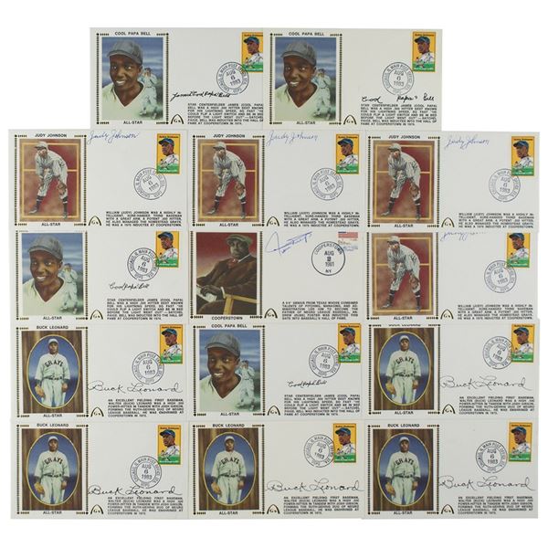 Negro League Hall of Famers (14) Signed Covers