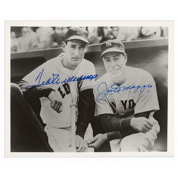 Ted Williams and Joe DiMaggio Signed Photograph