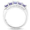 Image 2 : 1.90 Carat Genuine Tanzanite .925 Sterling Silver Ring