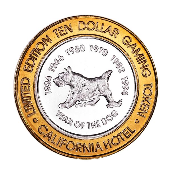 .999 Fine Silver Sam Boyd's California $10 Casino Limited Edition Gaming Token