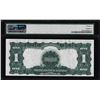 Image 2 : 1899 $1 Black Eagle Silver Certificate Note Fr.227 PMG Choice Extremely Fine 45