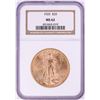 Image 1 : 1925 $20 St. Gaudens Double Eagle Gold Coin NGC MS62
