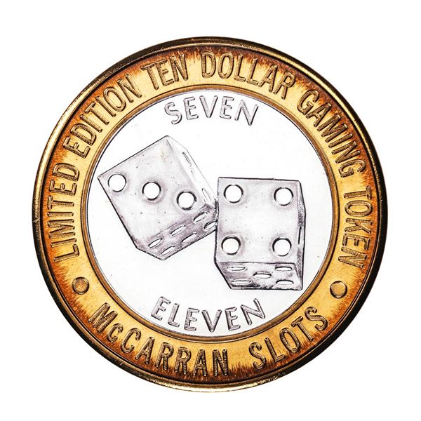 .999 Silver McCarran International Airport Las Vegas, NV $10 Limited Casino Token