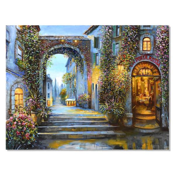 Suljakov "La Porta Rossa" Original Oil On Canvas