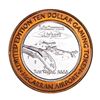 Image 1 : .999 Silver McCarran International Airport $10 Casino Limited Edition Gaming Token