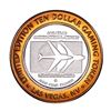 Image 2 : .999 Silver McCarran International Airport $10 Casino Limited Edition Gaming Token