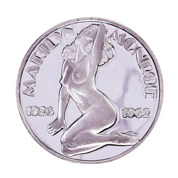 1926-1962 Marilyn Monroe Proof 1oz .999 Fine Silver Round