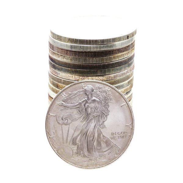 Roll of (20) Brilliant Uncirculated 1996 $1 American Silver Eagle Coins