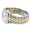Image 7 : Rolex Men's Two Tone MOP 3 ctw Channel Set Diamond Datejust Wristwatch