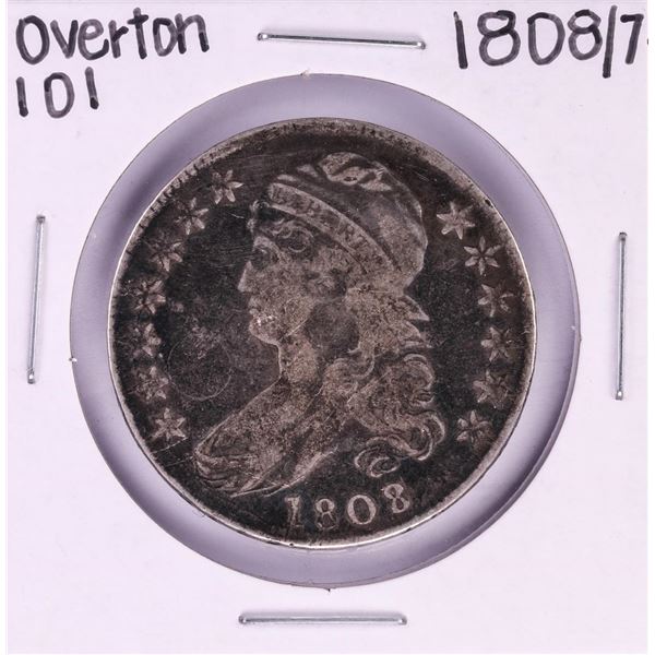 1808/7 Overton 101 Capped Bust Half Dollar Coin PCGS Genuine