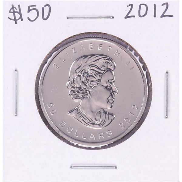 2012 $50 Canada 1oz. Platinum Maple Leaf Coin