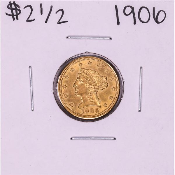 1906 $2 1/2 Liberty Head Quarter Eagle Gold Coin